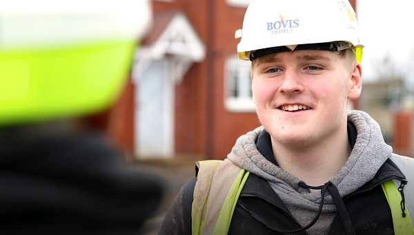 Apprentice George, 16, from Gloucester, dreams of management role at housebuilder